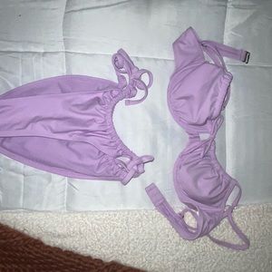 Purple target bikini